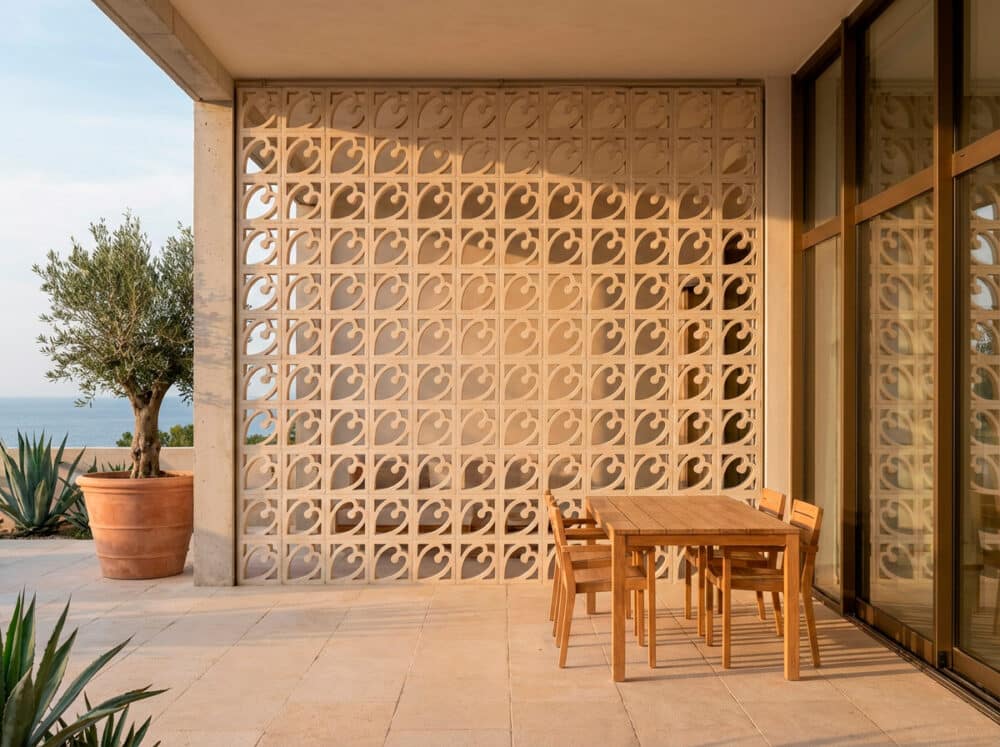 Celosía Corazón 25x25x5,5 cm