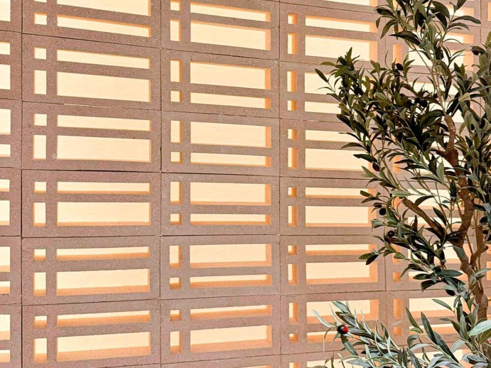 Celosía Paula 20x40x6 cm