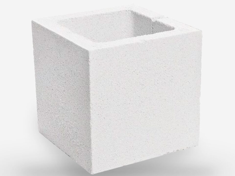 Pilastra Argos Gris 20x20x20 cm