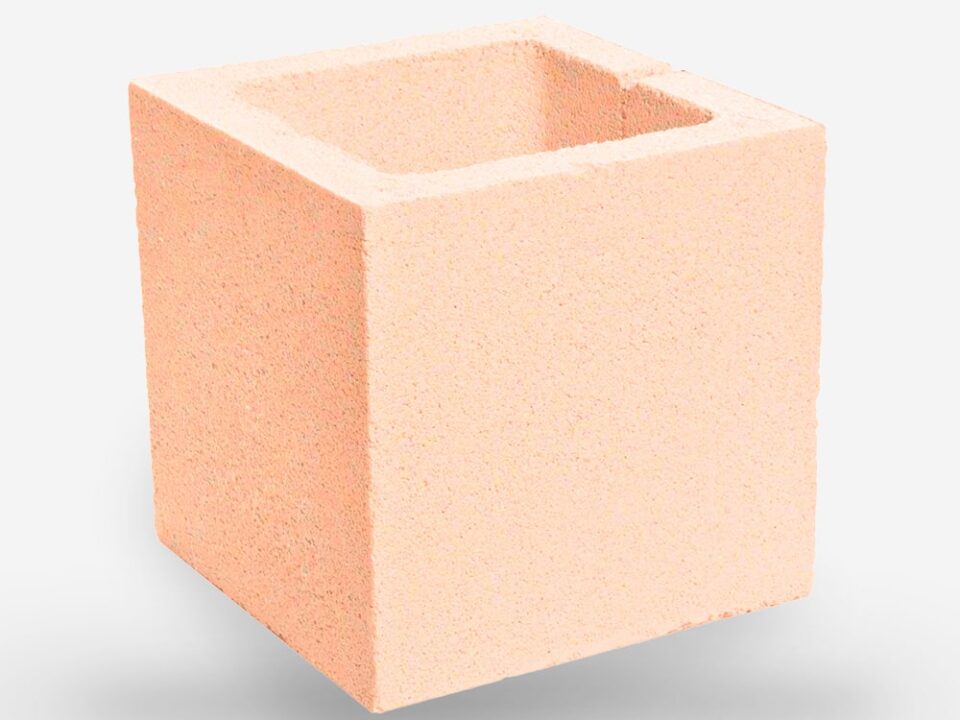 Pilastra Argos Salmón 20x20x20 cm