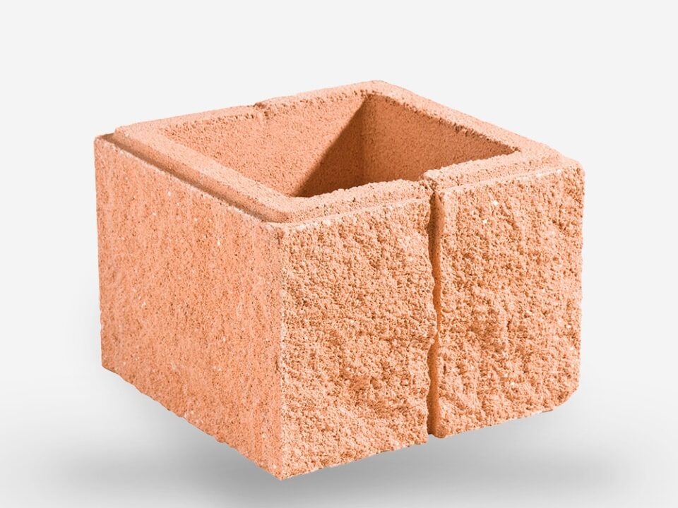 Pilastra Irán Salmón 20x27x27-20 cm