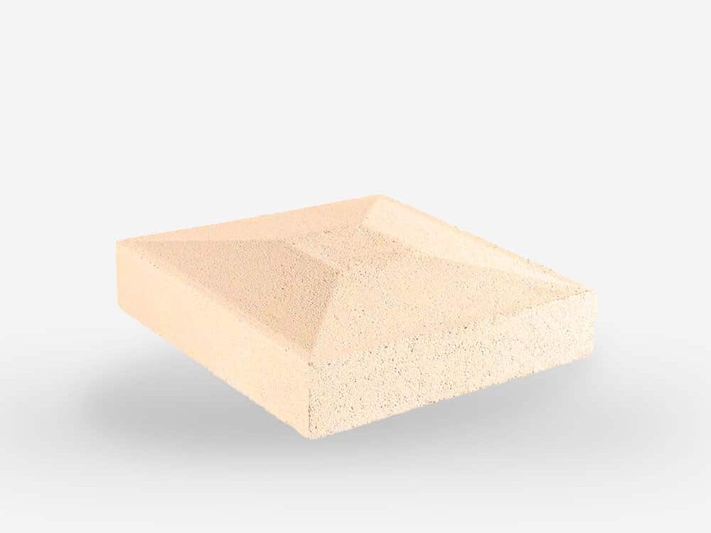 Complementos para celosías blancas 8 Remate Prensado Zafiro Arena 7x34x34 cm