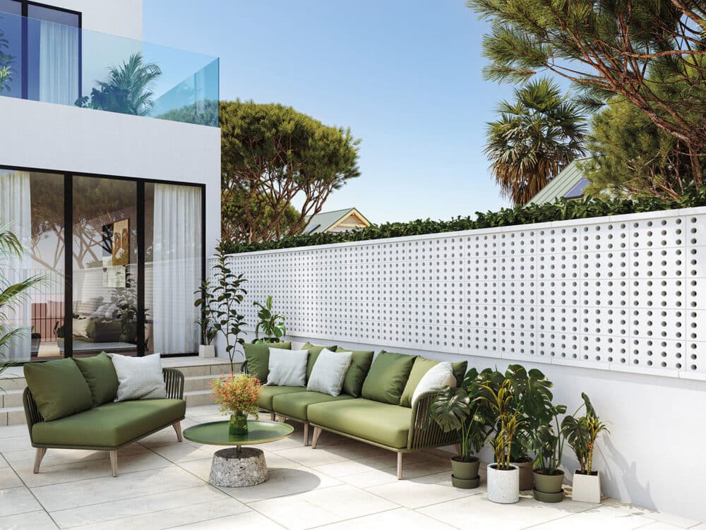 Celosía Aroha 20x40x6 cm