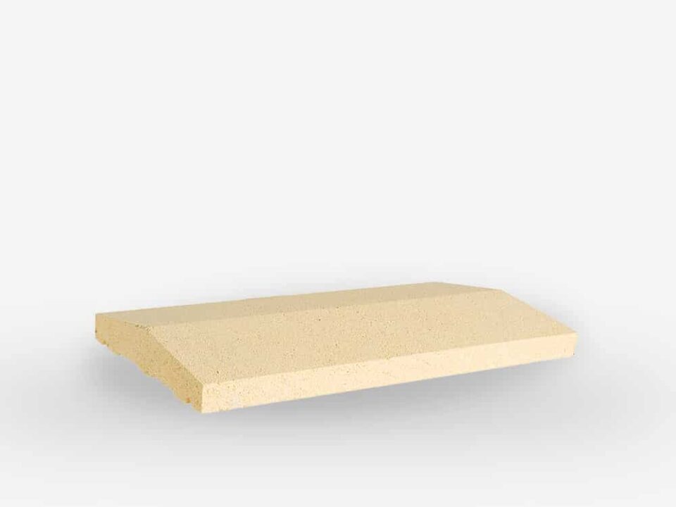 Cubremuros Delta Crema 50x22x5 cm