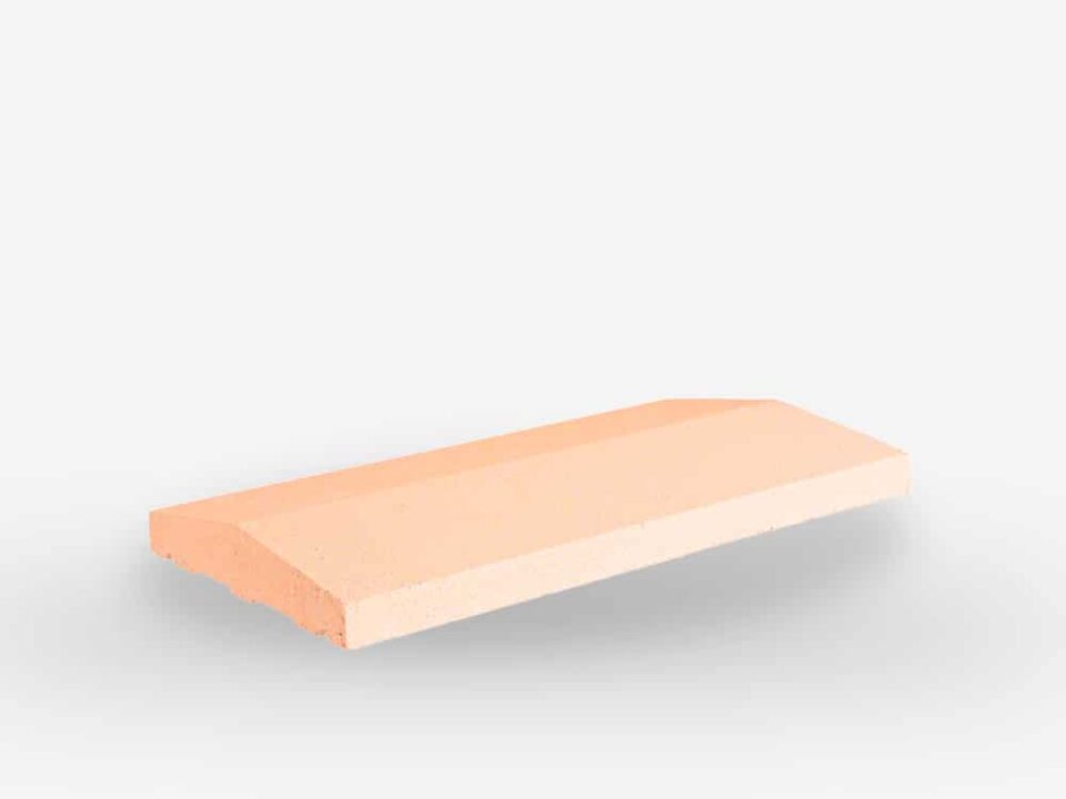 Cubremuros Delta Salmón 50x22x5 cm