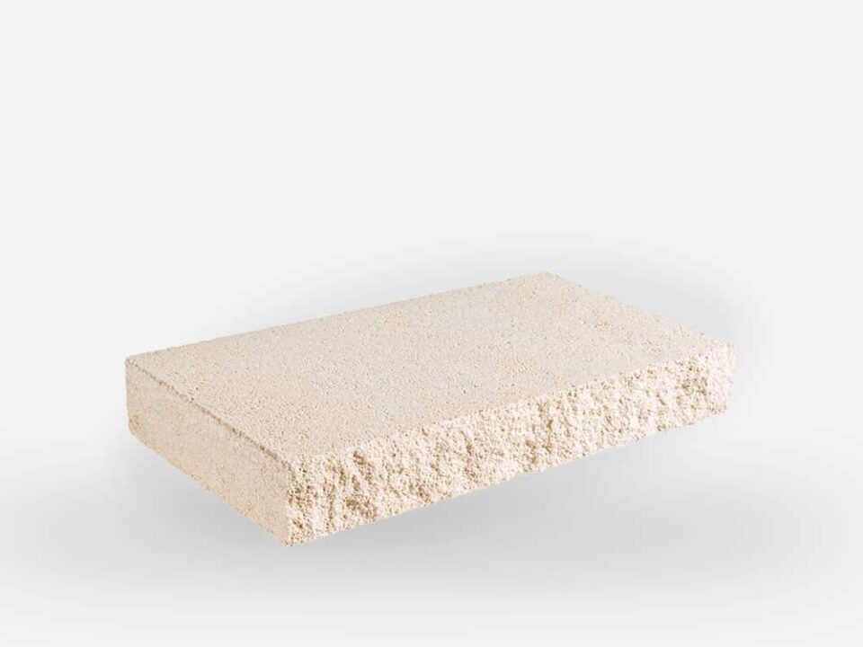 Cubremuros Split Playa Blanco 50x27x7 cm