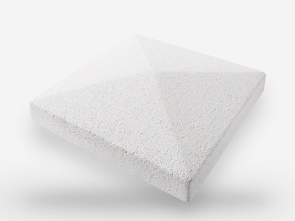 Complementos para celosías blancas 16 Remate prensado Punta diamante-pr Gris 50x50x7 cm