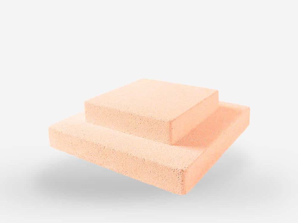 Complementos para celosías blancas 12 Remate prensado Taipei Salmón 34x34x7 cm