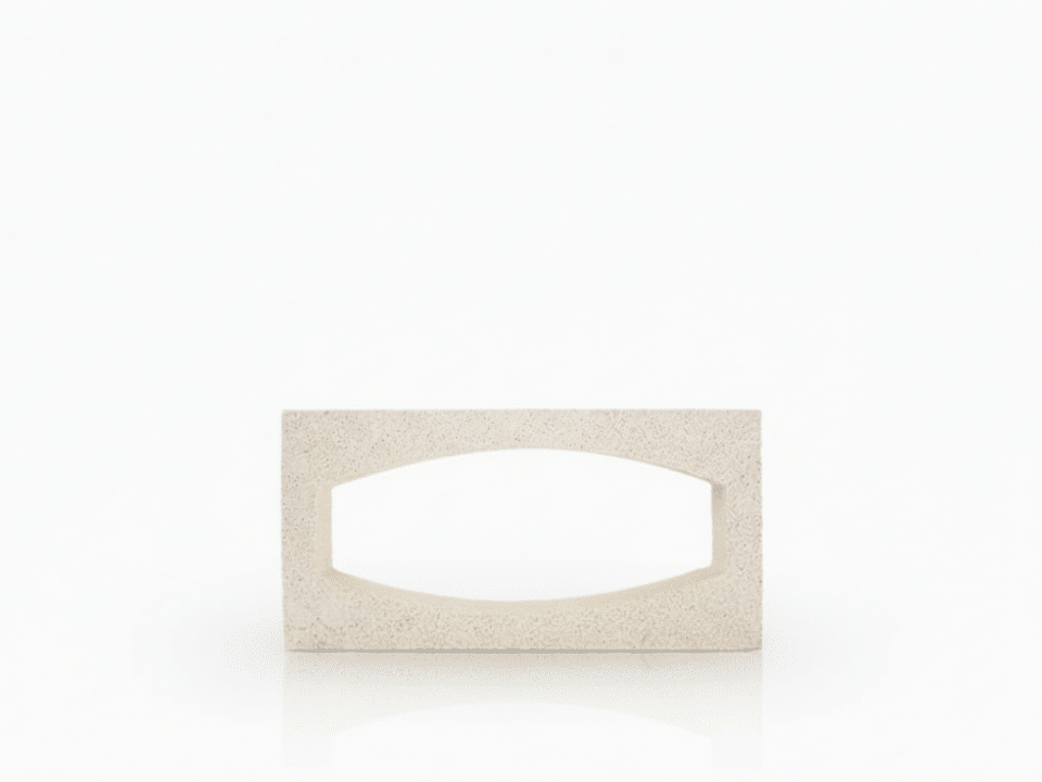 Celosía bloque Oval 40x20x20 cm