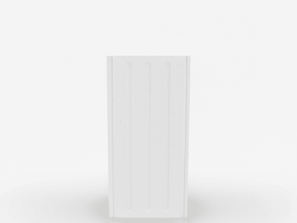 Cubremuros 2 aguas Levantina Blanco 50×27,5×5,5 cm