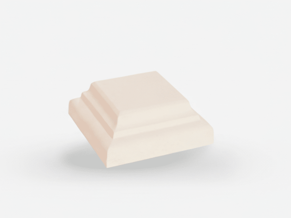 Remate clásico Portugal 25x25x10 cm