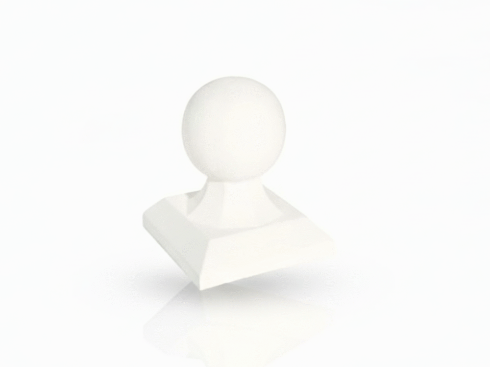 Remate clásico Serpis Blanco 26x26x32 cm