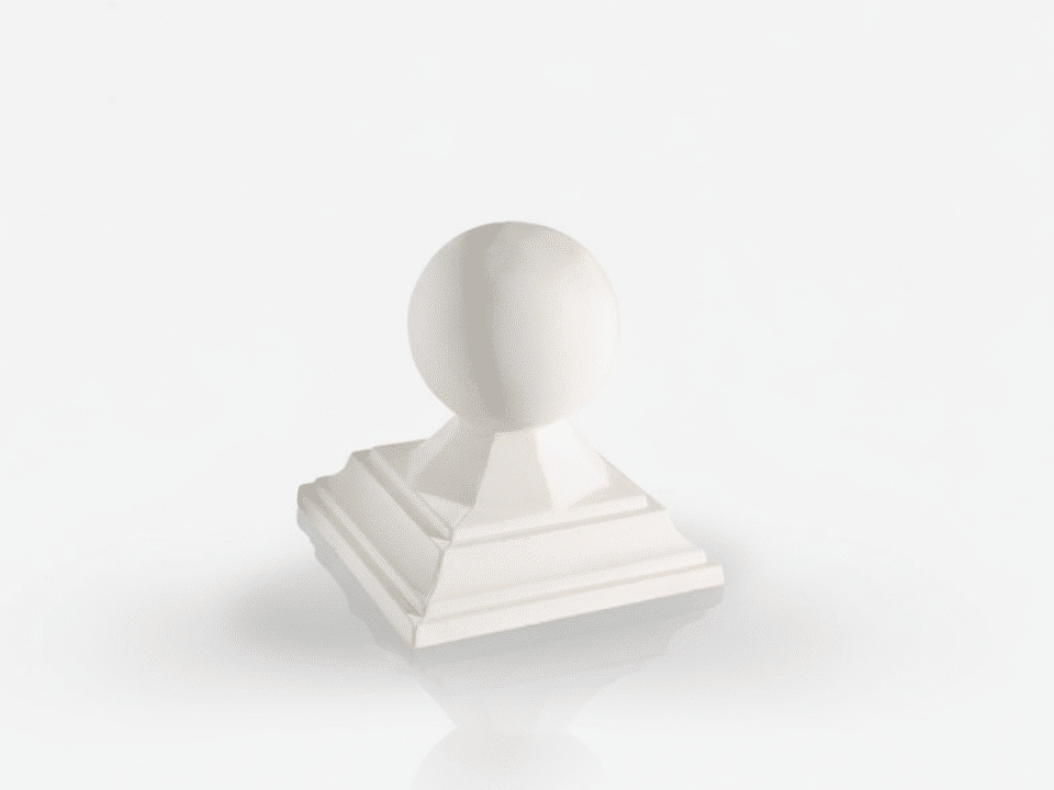 Remate clásico Vernisa Blanco 44x44x46 cm