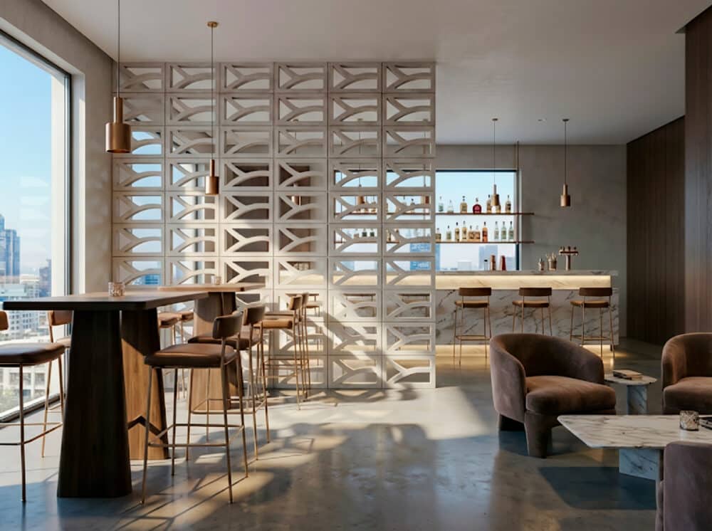 Celosía Rama GIN15025 25x50x8 cm