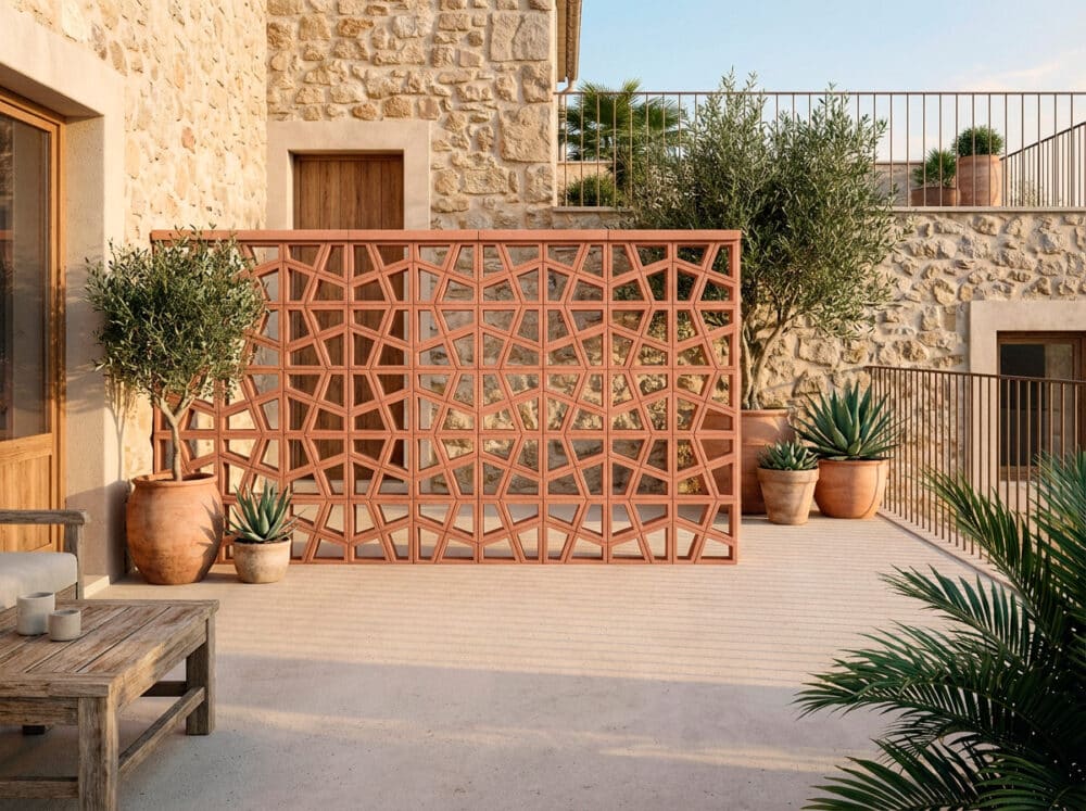 Celosía Tetra Sienna 12,5x18x10 cm