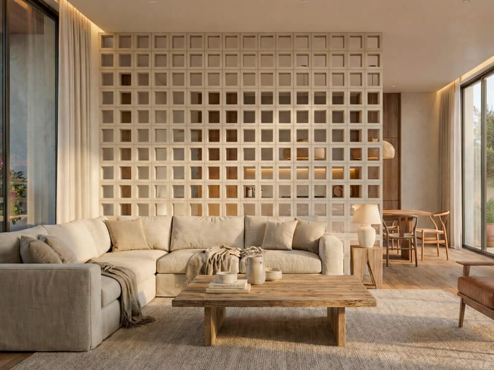 Celosía Marco C260 25x25x8 cm