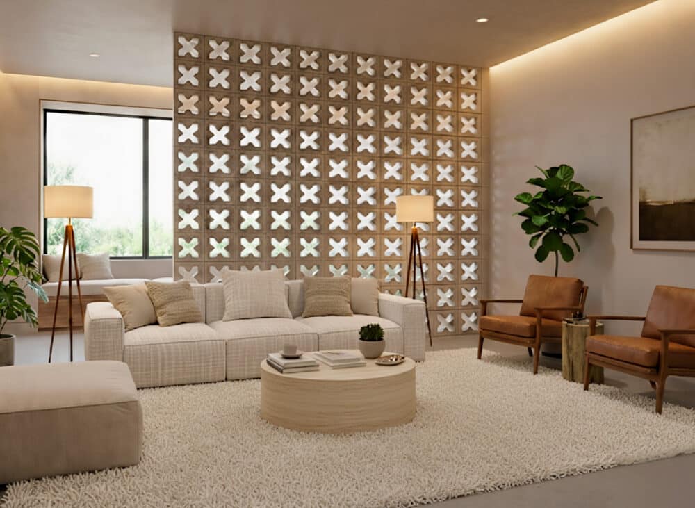 Celosía Jazmín C255 25x25x8 cm