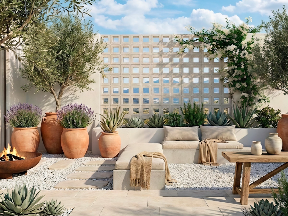 Celosia exterior decorativa modelo caja