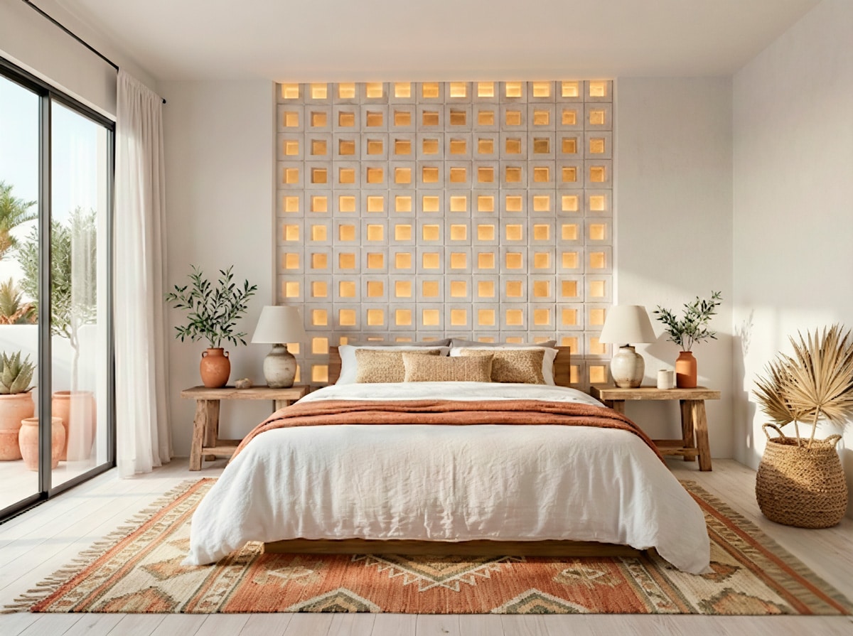 Celosia interior decorativa modelo caja