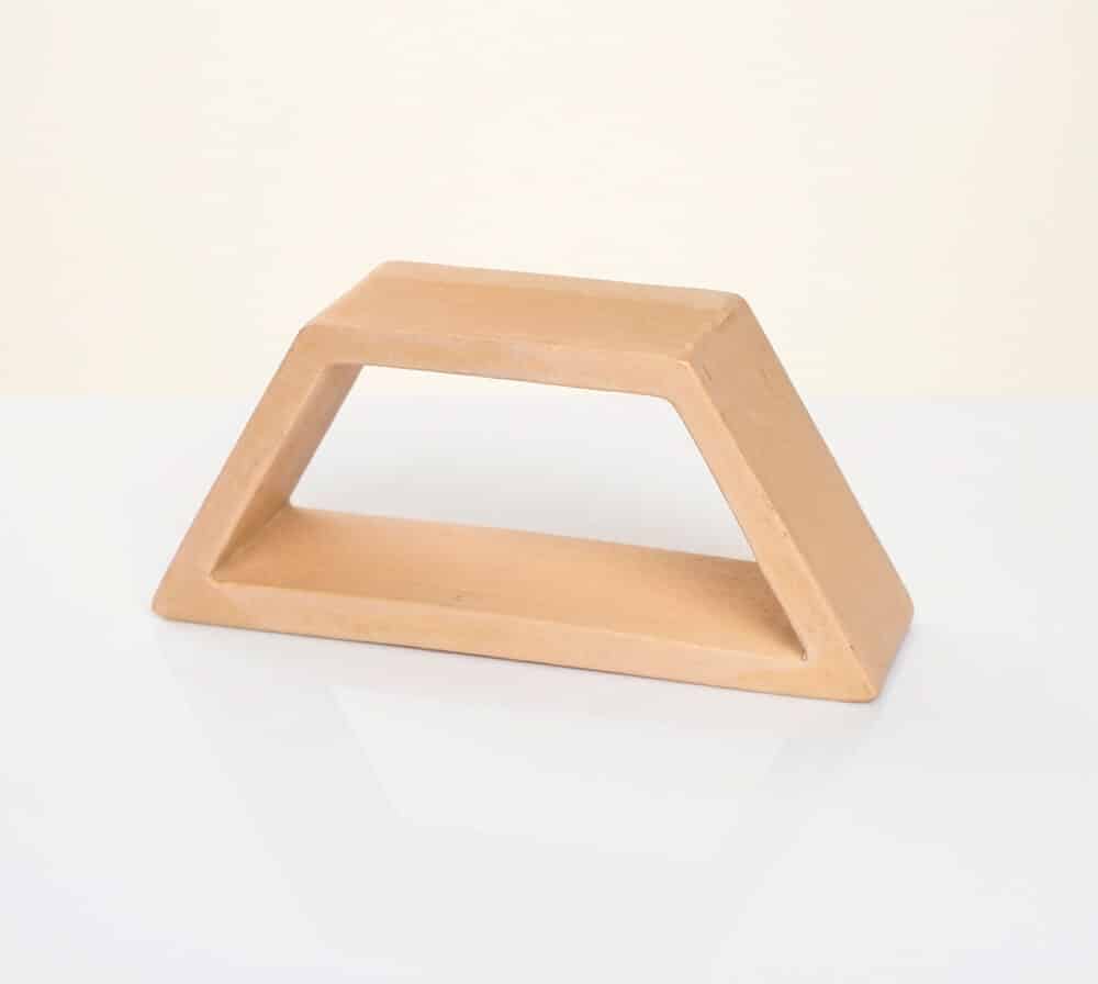 Celosía de cerámica efecto barro Prades. Su diseño es ideal para celosia terraza.
