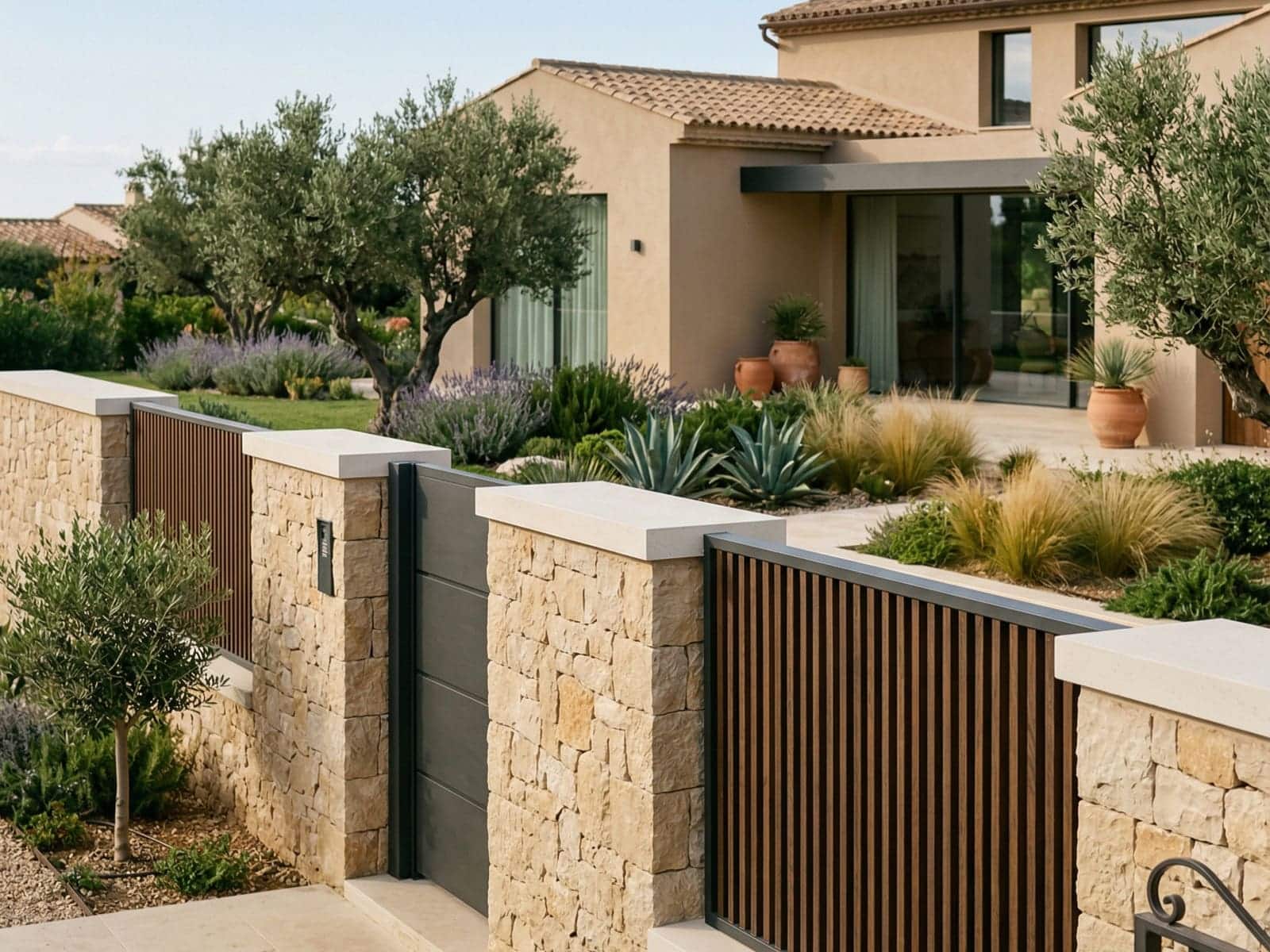 albardillas vallas acabado estetico