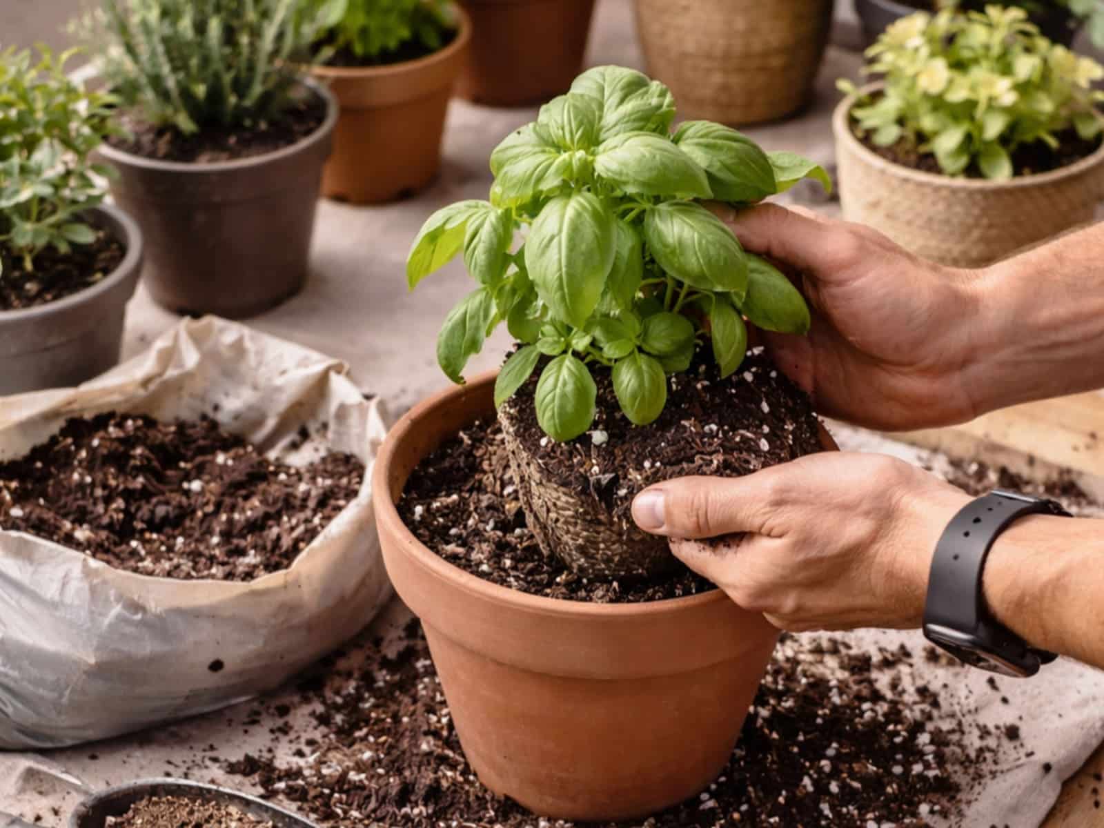 plantar macetas jardin vertical sustrato